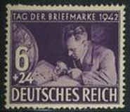 DEUTSCHES REICH 1942 ScottB201 SELLO Nuevo Filatelia Dia del Sello Alemania Mitchel811