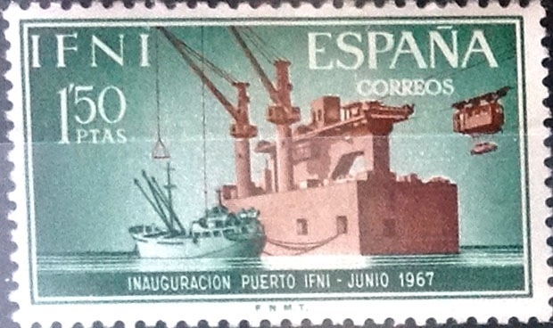 Intercambio jxi 0,25 usd 1,5 pesetas 1967