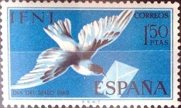 Intercambio jxi 0,25 usd 1,5 pesetas 1968