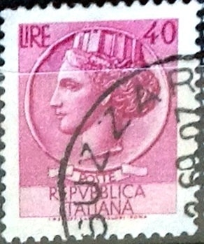 Intercambio 0,20 usd 40 liras 1968