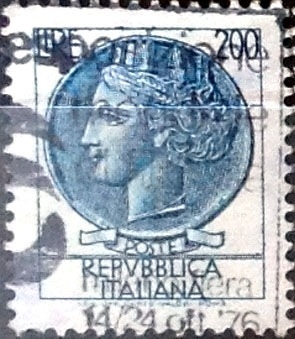 Intercambio 0,20 usd 200 liras 1968