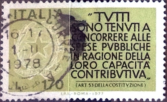 Intercambio 0,20 usd 170 liras 1977