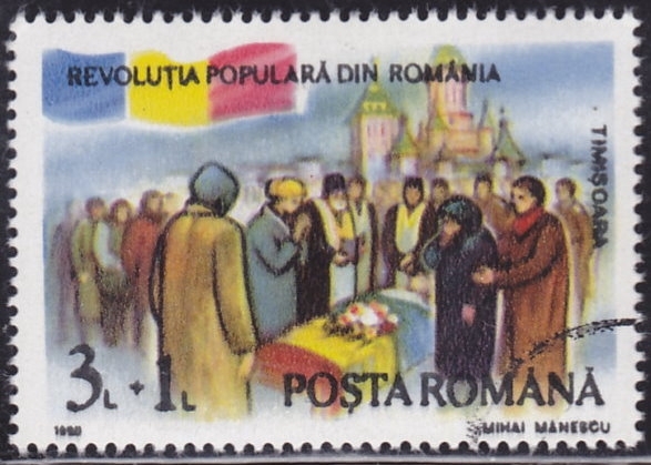 Primer anivº del Levantamiento popular en Rumania