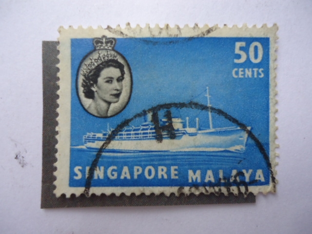 Transatlántico - Singapore - Malaya.