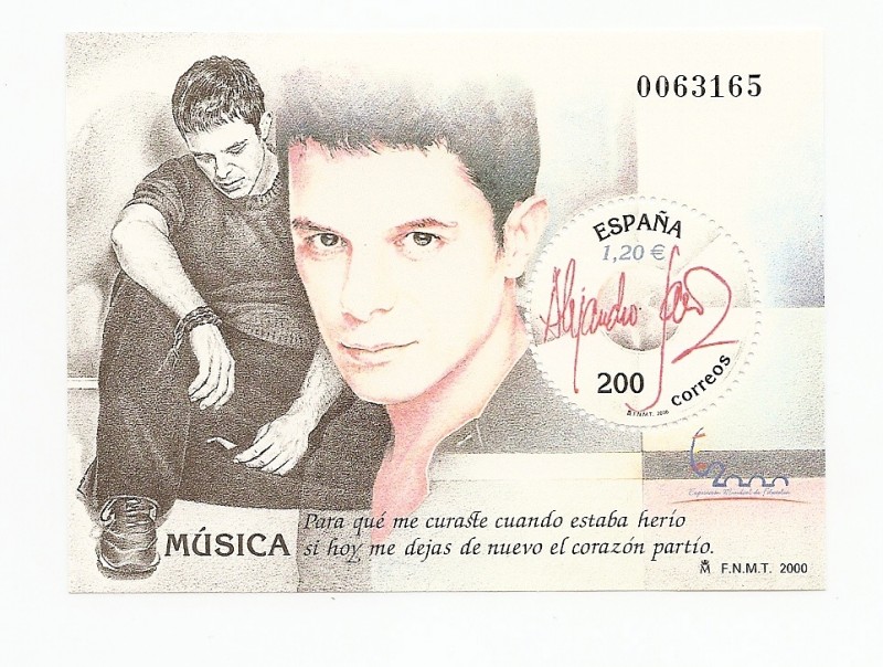 España 2000 - Personajes - Música - Alejandro Sanz