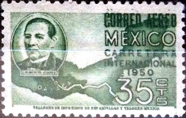 Intercambio 0,30 usd 35 cent. 1950