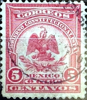 Intercambio 0,35 usd 5 cent. 1914
