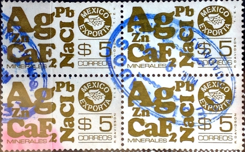 Intercambio 0,80 usd 4 x 5 pesos 1978