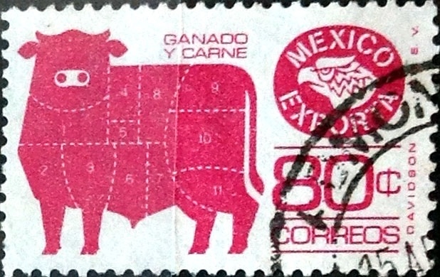 Intercambio 0,75 usd 80 cent. 1981