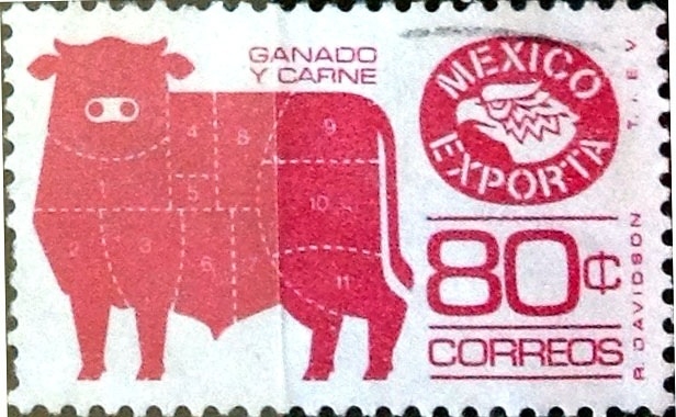 Intercambio 0,75 usd 80 cent. 1981