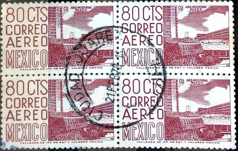 Intercambio 1,20 usd 4 x 80 cent. 1963