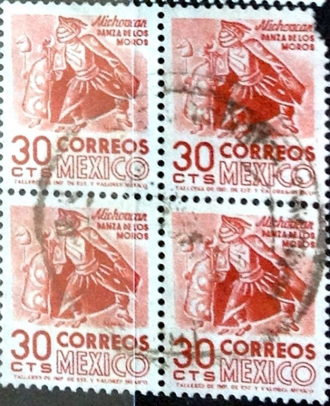 Intercambio 0,80 usd 4 x 30 cent. 1950