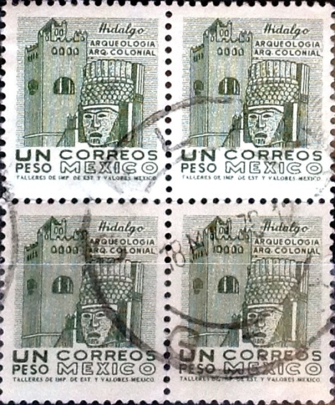 Intercambio 1,00 usd 4 x 1 peso 1958