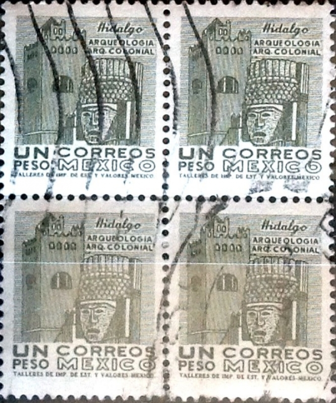 Intercambio 1,00 usd 4 x 1 peso 1958
