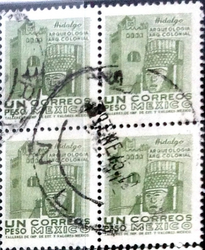 Intercambio 1,00 usd 4 x 1 peso 1958