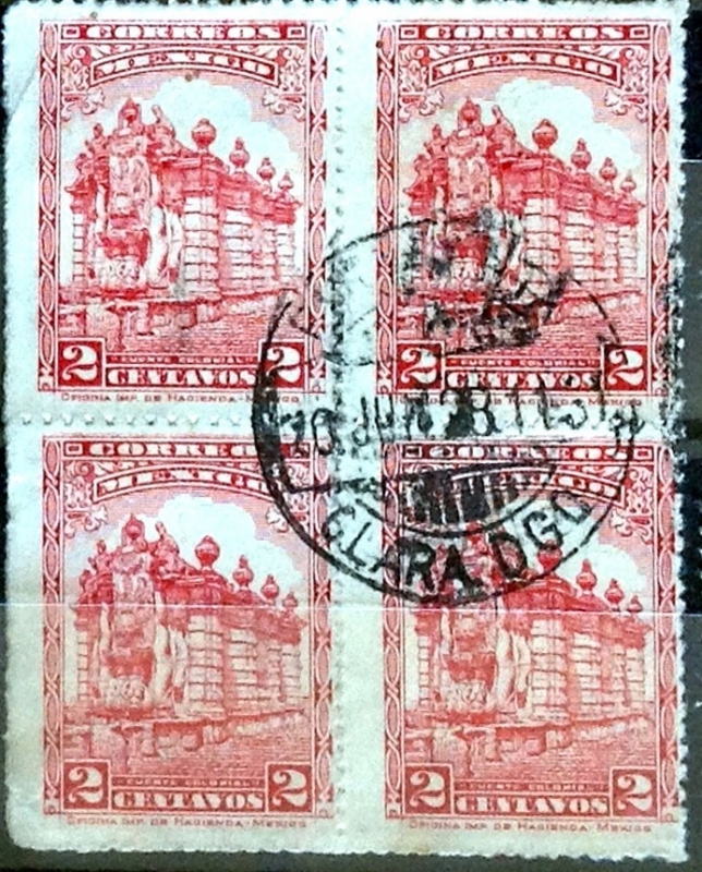 Intercambio 0,20 usd 4 x 2 cent. 1923