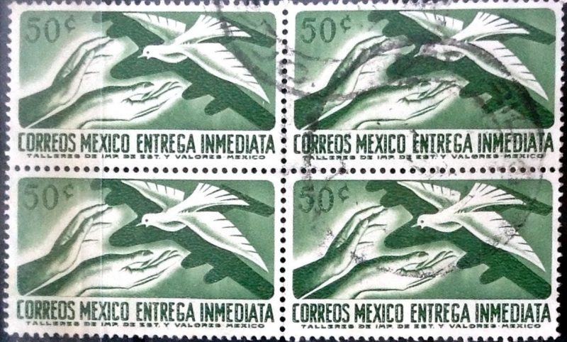Intercambio 0,80 usd 4 x 50 cent. 1962