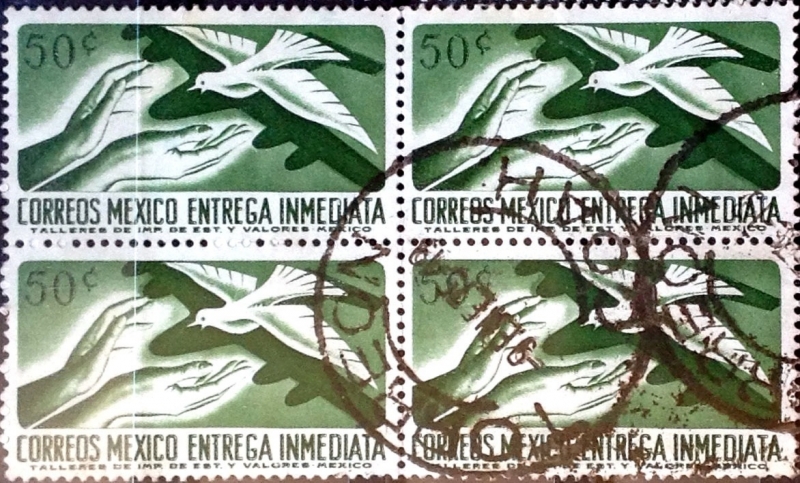 Intercambio 0,80 usd 4 x 50 cent. 1962