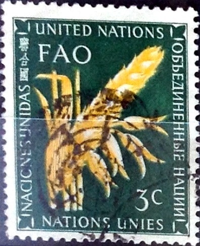 Intercambio cxrf 0,20 usd 3 cent. 1954