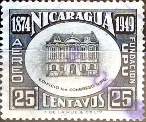 Intercambio cr5f 0,20 usd 25 cent. 1950