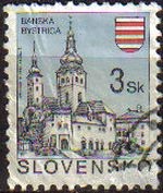 ESLOVAQUIA 1994 Michel 206 Sello Ciudades Banska Bystrica Usado