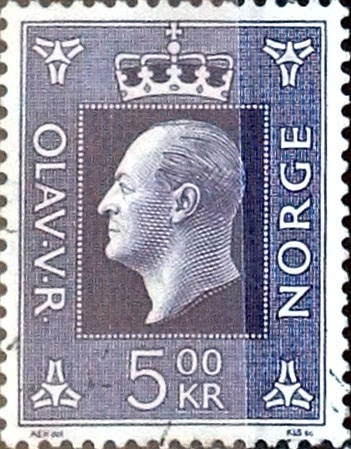 Intercambio 0,20 usd 5 krone 1970