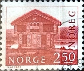 Intercambio 0,20 usd 2,50 krone  1983