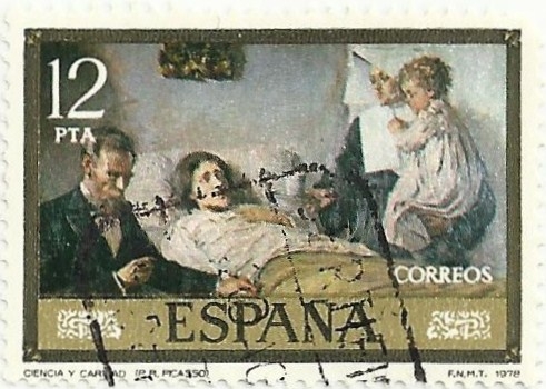 PABLO RUIZ PICASSO. CIÉNCIA Y CARIDAD. EDIFIL 2485