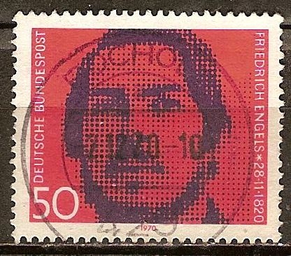 150a Aniv nacimiento de Friedrich Engels 1820-1895,periodista y socialista.