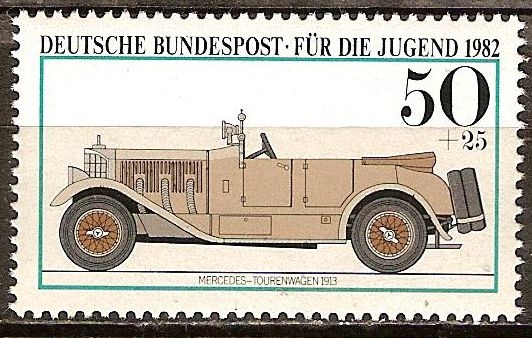 Por el bienestar de la Juventud (Mercedes Car 1913 Touring).