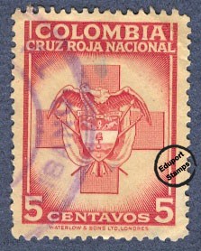 Cruz Roja Colombia 1947/48 - Beneficencia
