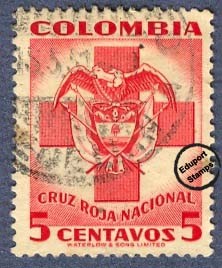 Cruz Roja Colombia 1951 - Beneficencia