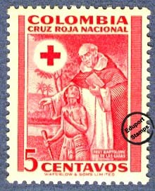 Cruz Roja Colombia 1951 - Beneficencia