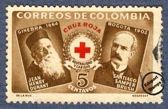 Cruz Roja Colombia 1956 - Beneficencia