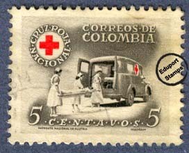 Cruz Roja Colombia 1958 - Beneficencia
