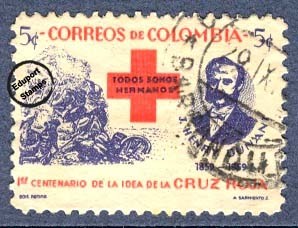 Cruz Roja Colombia 1960 - Beneficencia