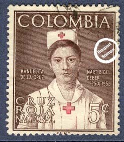 Cruz Roja Colombia 1961 - Beneficencia