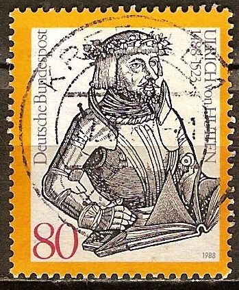500º Aniversario del nacimiento de Ulrich von Hutten (escritor). 