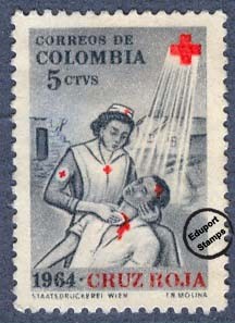 Cruz Roja Colombia 1965 - Beneficencia