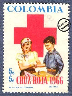 Cruz Roja Colombia 1966 - Beneficencia