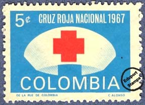 Cruz Roja Colombia 1967 - Beneficencia