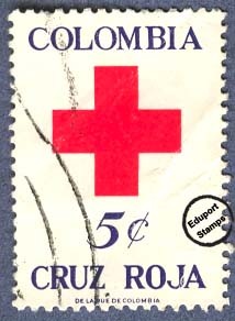 Cruz Roja Colombia 1969 - Beneficencia.