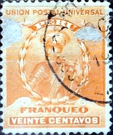 Intercambio 0,35 usd 20 cent. 1896