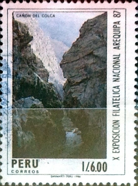 Intercambio 0,20 usd 6 intis 1987