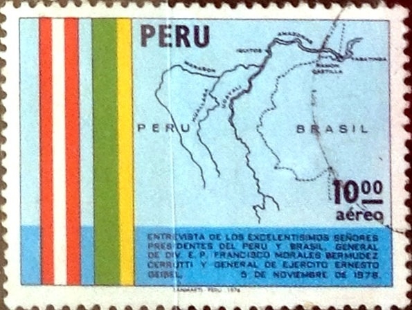 Intercambio 0,30 usd 10 soles 1976