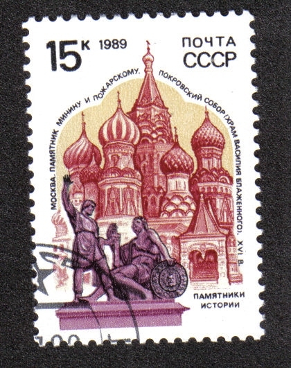 Catedral de San Basilio y Minin y Pozharsky estatua , Moscú