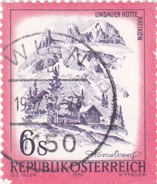 paisaje de Lindauer Hütte