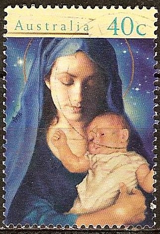Madonna de la Navidad y el Niño.