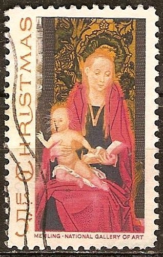 Navidad '67.Madonna y niño de Hans Memling .