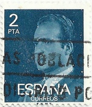 (140) SERIE BÁSICA JUAN CARLOS I. Ia SERIE. VALOR FACIAL 2 Pts. EDIFIL 2345